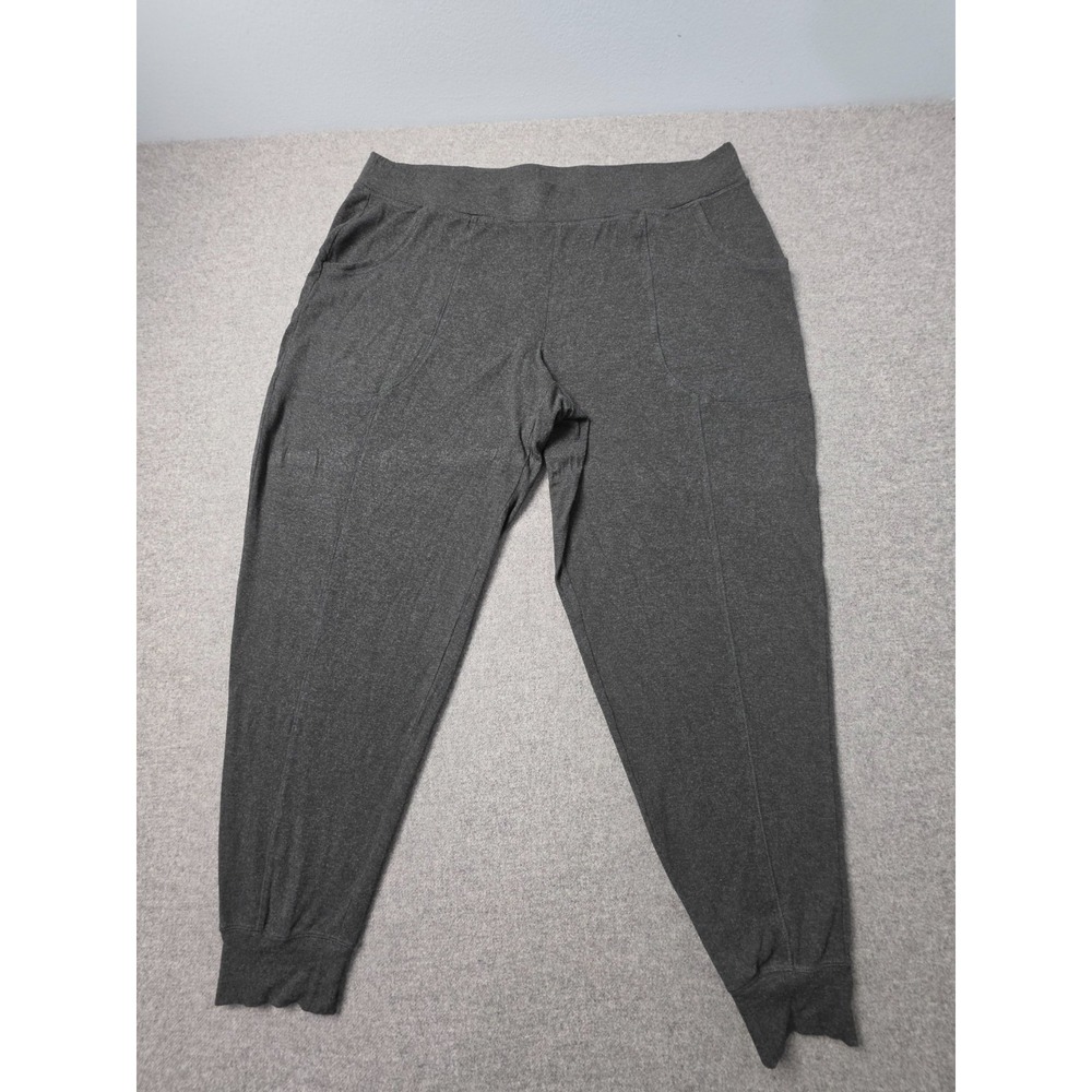 Eileen Fisher Jogger Pants Womens XL Gray Stretch Athletic Performance Pull On